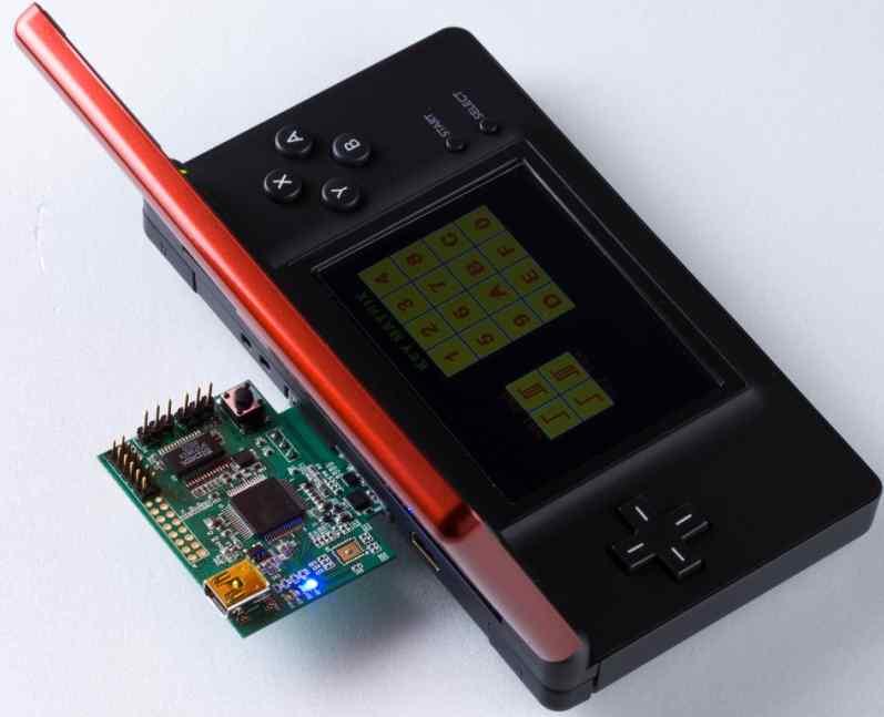 어댑터하드웨어 Atmel 32 bit CPU + 3D-가속센서 + USB + GPIO + LED + Serial x2 + ( 지자기 + 자이로센서 ) Nintendo DS의 Doctor tool
