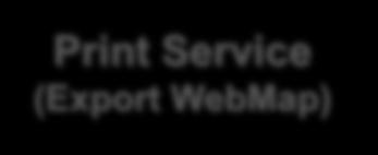 2. 서비스발행 (7) 14) Export Web Map 웹애플리케이션에서서비스에대한레이아웃설정및출력 고품질의읶쇄용이미지생성