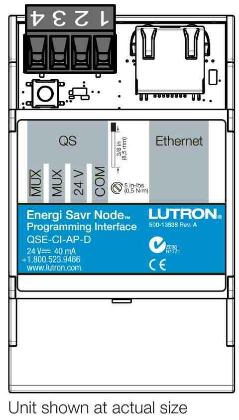 Energi Savr NodeTM Programming Interface QSE-CI-AP-D는 Energi Savr Node units를사용하여 Programming 하는데사용할수있게설계된제품이다모든 Energi Savr Node 제품군 (Model 명이 QSN 및 QSNE-) 과호환이되며 Apple iphone 또는 ipod touch를사용하여