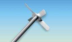 St Stirrer, Overhead/ Accessories Standard Accessories for WiseStir Overhead Stirrers witeg Stirring Impeller for Overhead Stirrer, Stainless Steel #304 Specially designed Stainless Steel #304