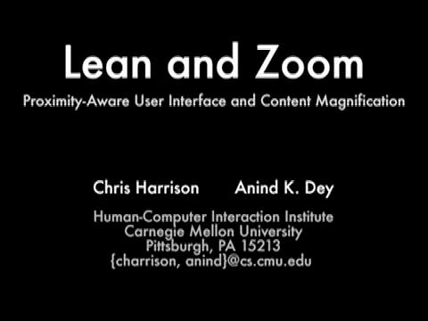 Zooming Toolkits Lean & Zoom (CHI 08) http://www.