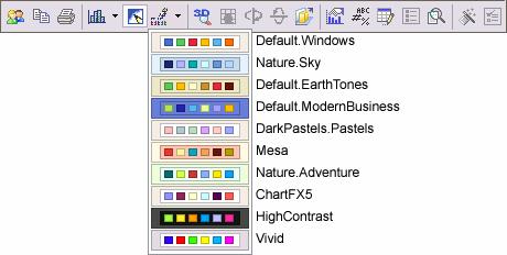 Visual Attributes Color Palette