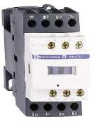 선정안내 TeSys 전자접촉기 Model D 4 극 적용 저항부하및이중속도제어 1 전자접촉기제품명 AC 또는 DC LC1-DT20 LC1-DT25