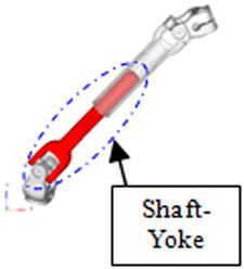 80 Table 11 Shaft-Yoke 0.1 mm offset analysis results Case 8 Case 9 Reaction Torque X Max.