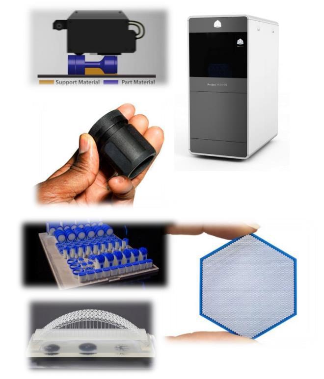 빠르고저비용으로생산제품변경및다양한제품생산가능 출처 : 2013 Stratasys 3dprinter 소개자료 3D Systems - 미국 3D Systems는현재로서는세계에서가장큰 3D프린터, 재료, 소프트웨어생산업체이다.