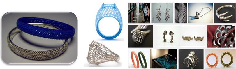 Jewelry 분야 3D프린터의활용분야중가장활발히이용되고있는분야중하나가 Jewelry 분야이다.