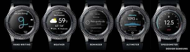 디자인 - 정전식터치화면감성기술디자인 삼성의 Gear S3, Apple Watch 등의대표적인웨어러블기기에서볼수있듯이,