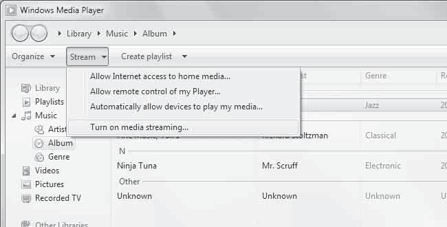 聆听电脑中的歌曲 本机可以播放连接至网络或 NAS 的电脑 ( 服务器 ) 中存储的音乐文件, 如 MP3 WMA 或 FLAC ( 无损音频数据压缩格式 ) 文件