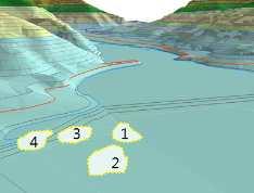 (2). 침수영향 ( 누적침수일수 ) 표 3. 81 용담댐 1 계획홍수위조사지점 ( 실측수위구간 (EL.