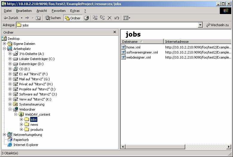 WebDAV softwares Microsoft products Windows