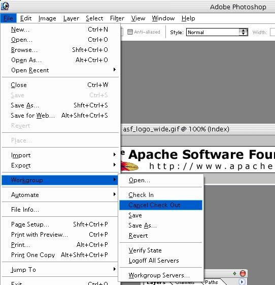 WebDAV softwares Adobe softwares