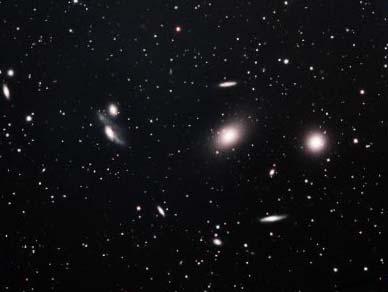 5) 처녀자리초은하단 (Virgo Supercluster): 처녀자리방향으로지구로부터약 5,400