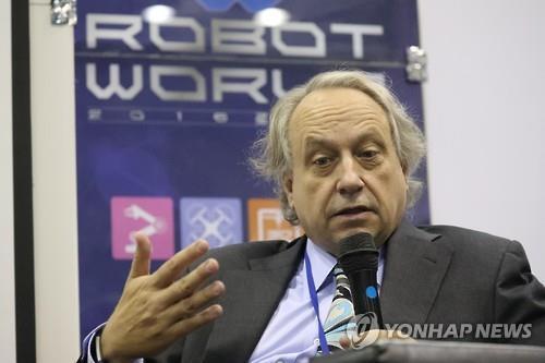 La 11e édition de Robot World accueille 183 entreprises soutenues par le ministère du Commerce et l Association coréenne de robotique (KAR).
