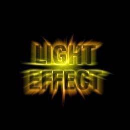 실습 : LIGHT EFFECT.jpg (1) 새파일열기 : Ctrl +N (600 x 600pixels / 100 dpi) (2) 문자입력및효과주기 (LIGHT EFFECT 레이어 ) 1 타입툴 (Type Tool) 로 LIGHT EFFECT 를입력한다. 2 Ctrl + 썸네일 : 문자영역을 Load Selection 한다.