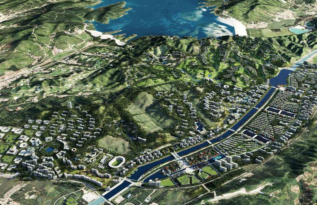 베이징근교 Model City, 중국 Dundee 360은중국베이징근교의상징적모델시티를계획하고있습니다. 9.5 평방킬로미터이상의부지에서 6,000,000m2의건설을포함하는이프로젝트는여러다른경제적도시화모델, 한가로운리조트환경에서자족적인경제적기둥의통합을중심으로하는모델을탐색합니다. 이는매력적이고건강한환경을조성하기위해발전된교통및환경계획을채택합니다.