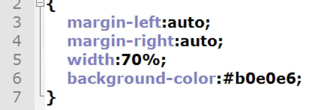 CSS Horizontal Alignment (Cont.) Center aligning using the margin property.
