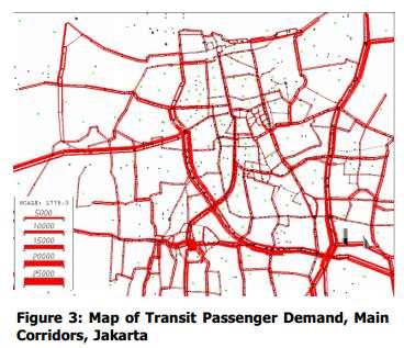 자카르타대중교통의문제 3 : 비용의문제 대중교통의수요및평균통근거리산출