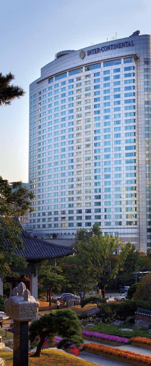 THE MODERN STYLISH INTERCONTINENTAL SEOUL COEX The InterContinental Seoul COEX is a stylish business hotel in the center of Gangnam district, where shopping, entertainment and business come together