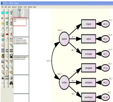 복잡한구조방정식프로그래밍을대신하여사용자가손쉽게그림으로그려분석하는 GUI(Graphic User Interface)