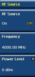 0dBm 출력유형 : CW SG 와 SA 동시에사용 측정화면 측정 Cable