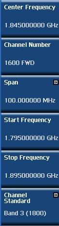 Start Frequency 와 Stop Frequency 10 MHz Span :100MHz 2012 JDS