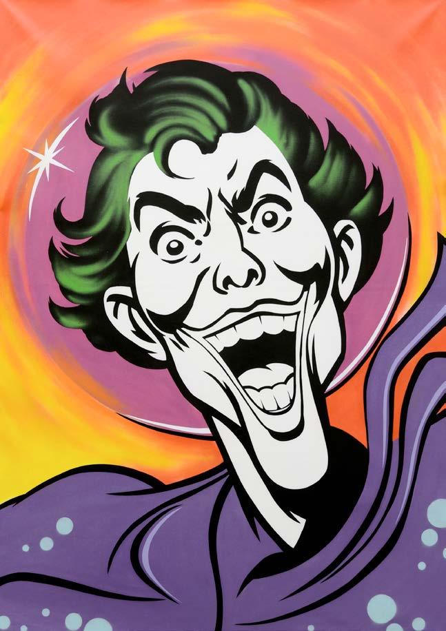 Joker, 2013 Aerosol on canvas