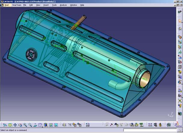 CATIA V5 의 LINK 구조 : Assembly 의경우 CATIA V5 의 Document Link 는 3D 형상 ( CATPart) 와도면 (CATDrawing)