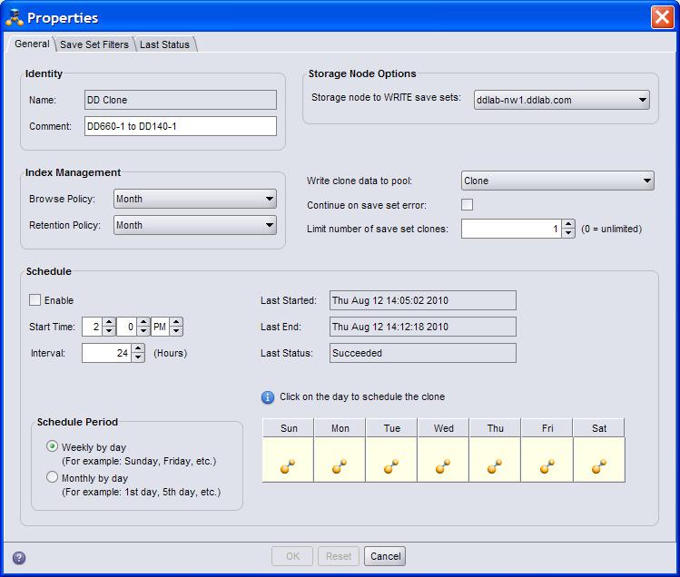 데이터클론생성및복제 Clone specific save sets를선택하고세이브세트 ID(ssid) 또는클론 ID(clonid) 를따라클론할소스세이브세트의이름을입력합니다. 이때하나의행에하나의세이브세트이름을입력해야합니다.