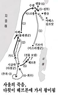 457 쪽사무엘상 28 1st Samuel 의복은취하고돌아와서아기스에게이르매 And David smote the land and left neither man nor woman alive, and took away the sheep and the oxen and the asses and the camels and the apparel, and