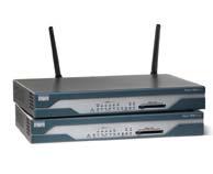 Cisco 1800 시리즈통합서비스라우터 하드웨어 지사및소규모사무실에서의광대역액세스를위한보안된동시서비스 Stateful Inspection Firewall, IPsec VPN(3DES 또는 AES), 침입방지시스템 (IPS), 네트워크허용제어 (NAC) 및보안액세스정책적용을통한바이러스백신지원, Cisco