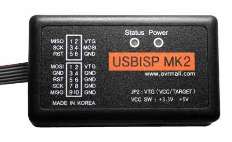 USBISP MK2 User Manual Page 3/15 1. Introduction( 소개 ) USBISP MK2 Features( 특징 ) ATMEL 사의 AVRISP mkii 호환가능 AVRISP 프로그래머 AVR Studio 호환 (AVR Studio V4.11 이상, V5.0, V6.