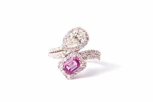 10th LUXURY SALE THE COLOR WITH LUXURY 025 핑크사파이어 & 다이아몬드반지 PINK SAPPHIRE & DIAMOND RING 026