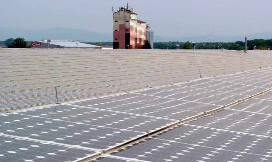 태양열발전소세계에서제일큰옥탑태양열발전소 5 MW 의태양광발전설비, 독일, 뷔르스타트