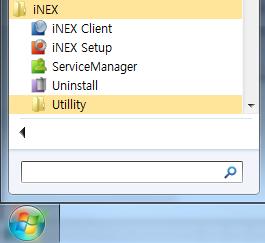 inex 연합 제 4 장 시스템개요 inex 연합소프트웨어는서비스관리자, 설정및클라이언트프로그램으로구성되어있으며, 각프로그램을설정및실행하는방법은 inex Standard 소프트웨어의설정및실행방법과동일합니다.