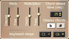 MIDI Controllers pane 미디콘트롤러창 Velo Curve 외부미디컨트롤러에서리얼기타를통해출력되는 velocity curve 의형태를선택합니다. 외부미디컨트롤러의기능을지정할수있습니다. P.B (Pitch Bender) Pitch, Slide M.W (Modulation Wheel) Pitch, Slide, Modulation A.