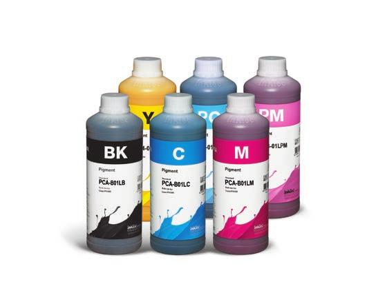 InkTec PCA water-based pigment inks provide superior color stability and print longevity while expanding the color gamut.