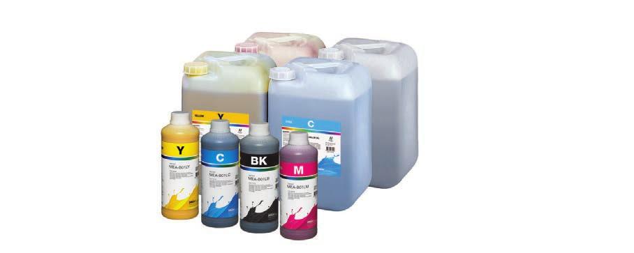 InkTec solvent inks are specially formulated for Mimaki printers with the Epson DX7 printhead, such as the Mimaki JV150 and JV300 series.