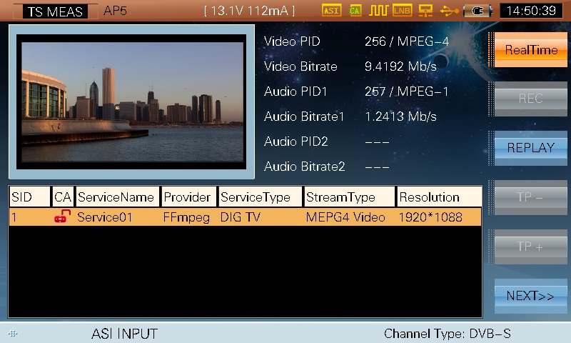 제품기능설명 1.TV 모니터링 ( Monitoring) 기능 : S7000 은아나로그와디지털 TVdml 품질측정및모니터링을위한장비이다. 디지털신호처리기술을이용하여 MPEG-2, MPEG-4 and H.
