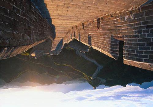 만리장성 (Great Wall) The wall comes from where the sun