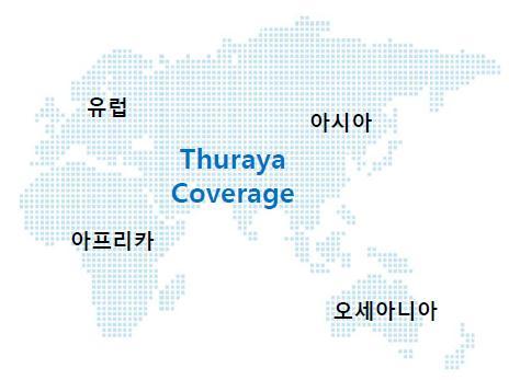 THURAYA (214) 도표 16 THURAYA 서비스지역