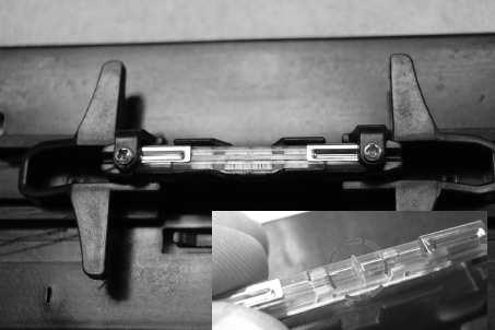 [ 그림 4-30] 기계식접속의주요구성품 1) 접속자의돌기가아래로향하도록하여접속공구에삽입한다.