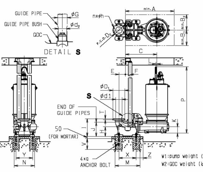 Dimensions Model 50DSC4/DSC4C Model Code HO(C)* with Quick Discharge Connector Weights Unit: lbs.