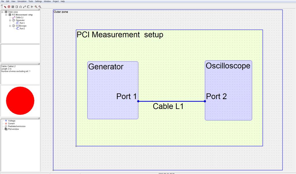 HEMP (PCI) tan (2) 6 (3) [5]. cosh (3) r, h. (r h) (2) (4). ln (4) (3),. r h. 5 RL, RL =L/R.,. 그림 7. EMEC PCI Fig. 7. Verification setup for PCI test level in EMEC... PCI (L 1 ).