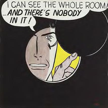 로이리히텐슈타인 Roy Lichtenstein 방전체를볼수있어 아무도없네, 1961,