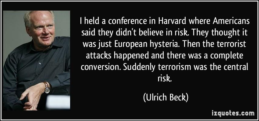 U. Beck at a conference at