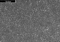 SEM view of etching surface by inhibitor.