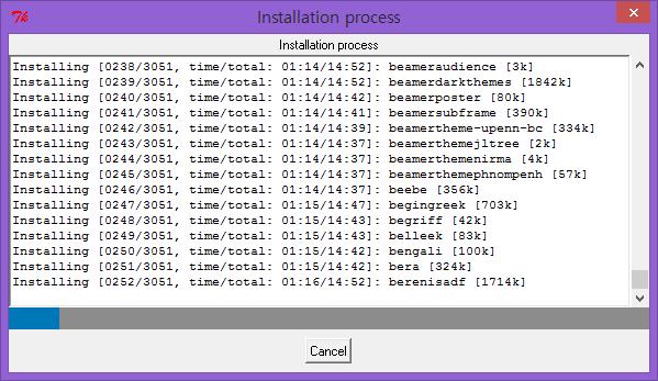 소개및설치 ISO 설치 kotexlive 4 TEXLive 설치후 ko.