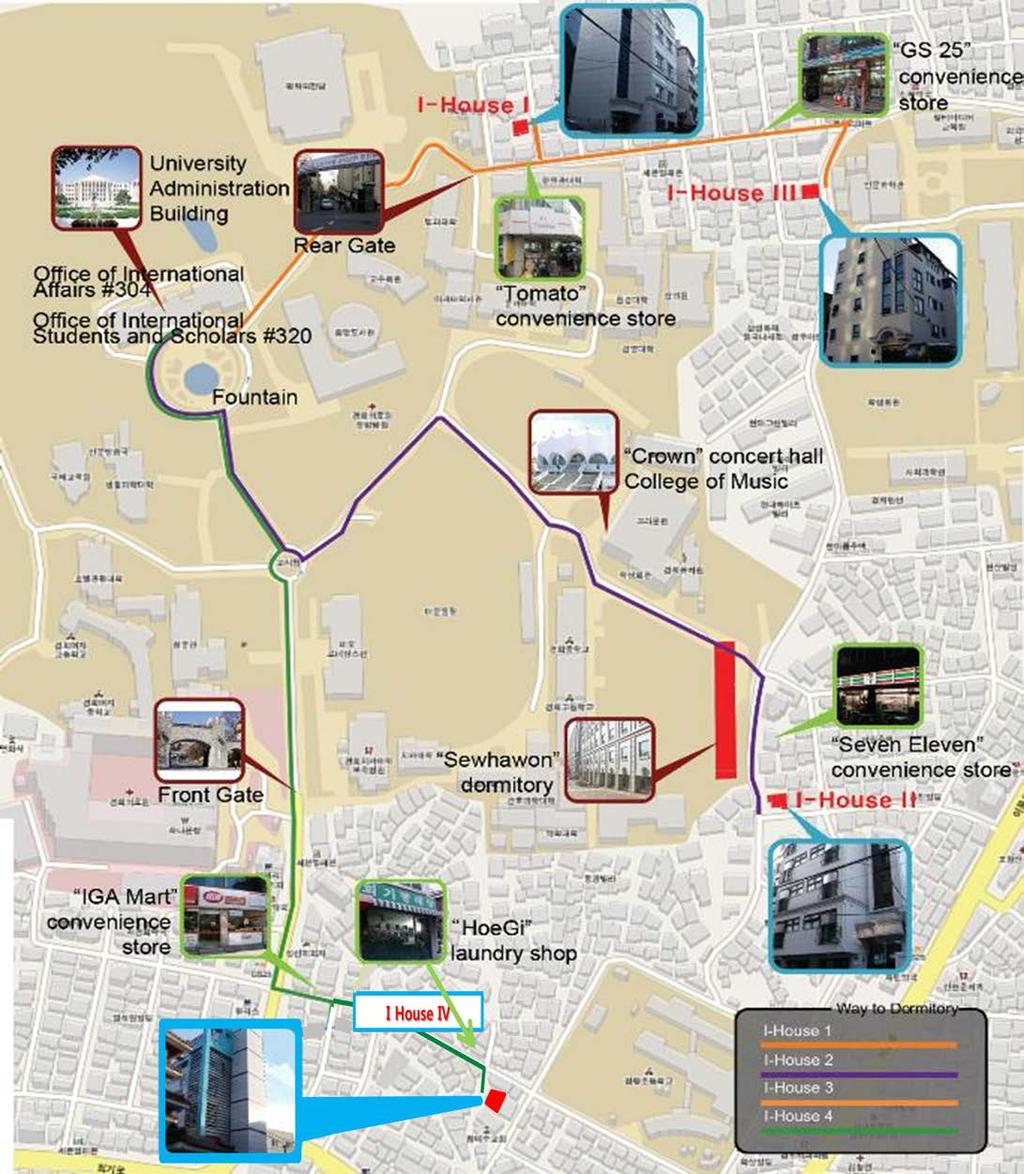 3. Brief Information on going to Dormitory * If you re not sure of the exact location of the dormitory, please visit