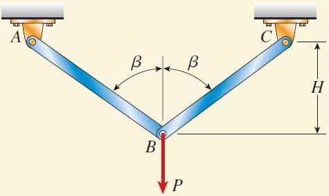 풀이 (a) 상단에서 x 만큼떨어진미소요소 dx 에작용하는축력 : 이요소밑부분의봉의무게 N( x) ( x), 여기서 는재료의비중량 U [ N( x)] dx [ ( x)] dx 0 E( x) 0 E 6E 3 (-46) (b) 봉자체의무게및하중 P 로인한축력은 N( x) ( x) P U 3 [ N ( x)] dx [ ( x) P] dx P P 0 E( x)