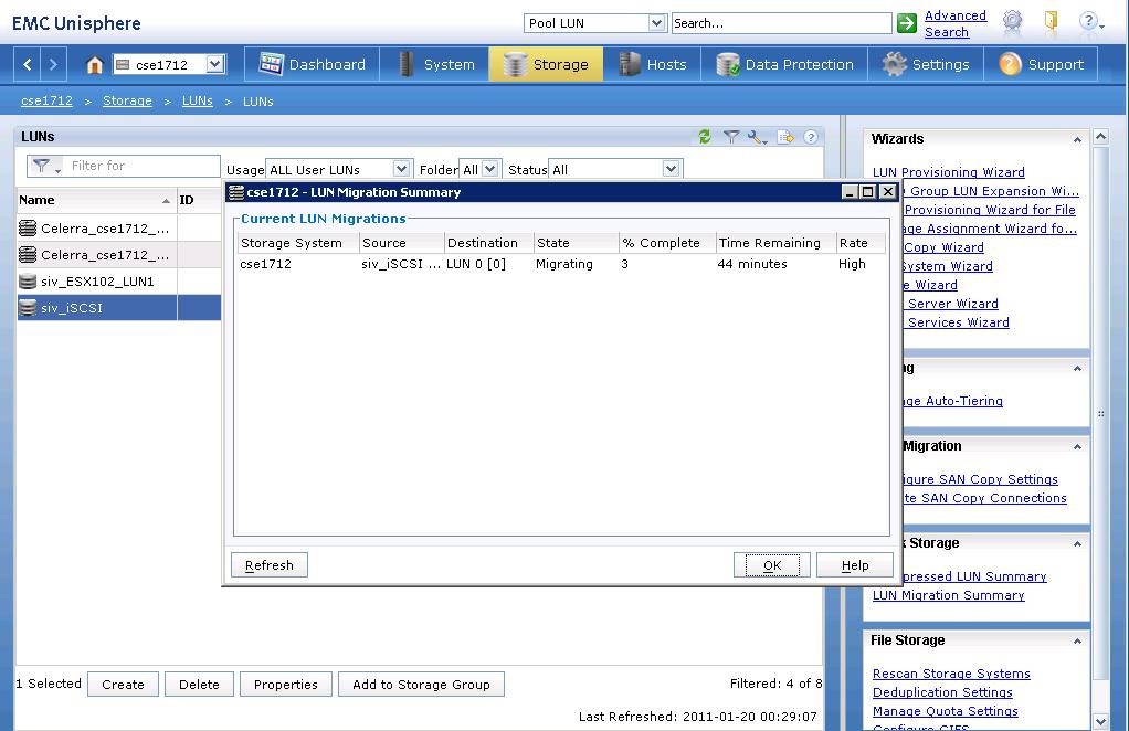 작성 : EMC Unisphere와 NetApp System Manager 3.